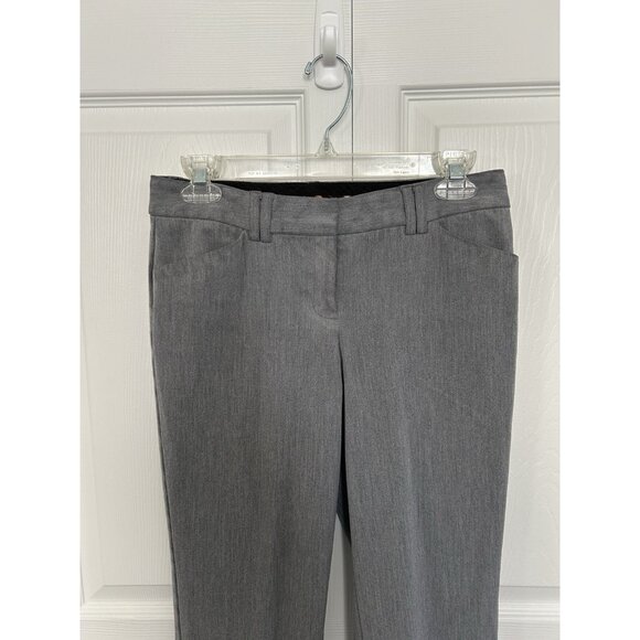 Express Design Studio Editor Mid-Rise Dress Pants Gray Size 2R - Picture 4 of 12